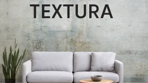 Superficies con relieve y detalle. Papeles murales que imitan acabados táctiles como tejidos, cemento, lino o yeso. Sus texturas añaden sofisticación y profundidad visual, creando muros con carácter y elegancia.